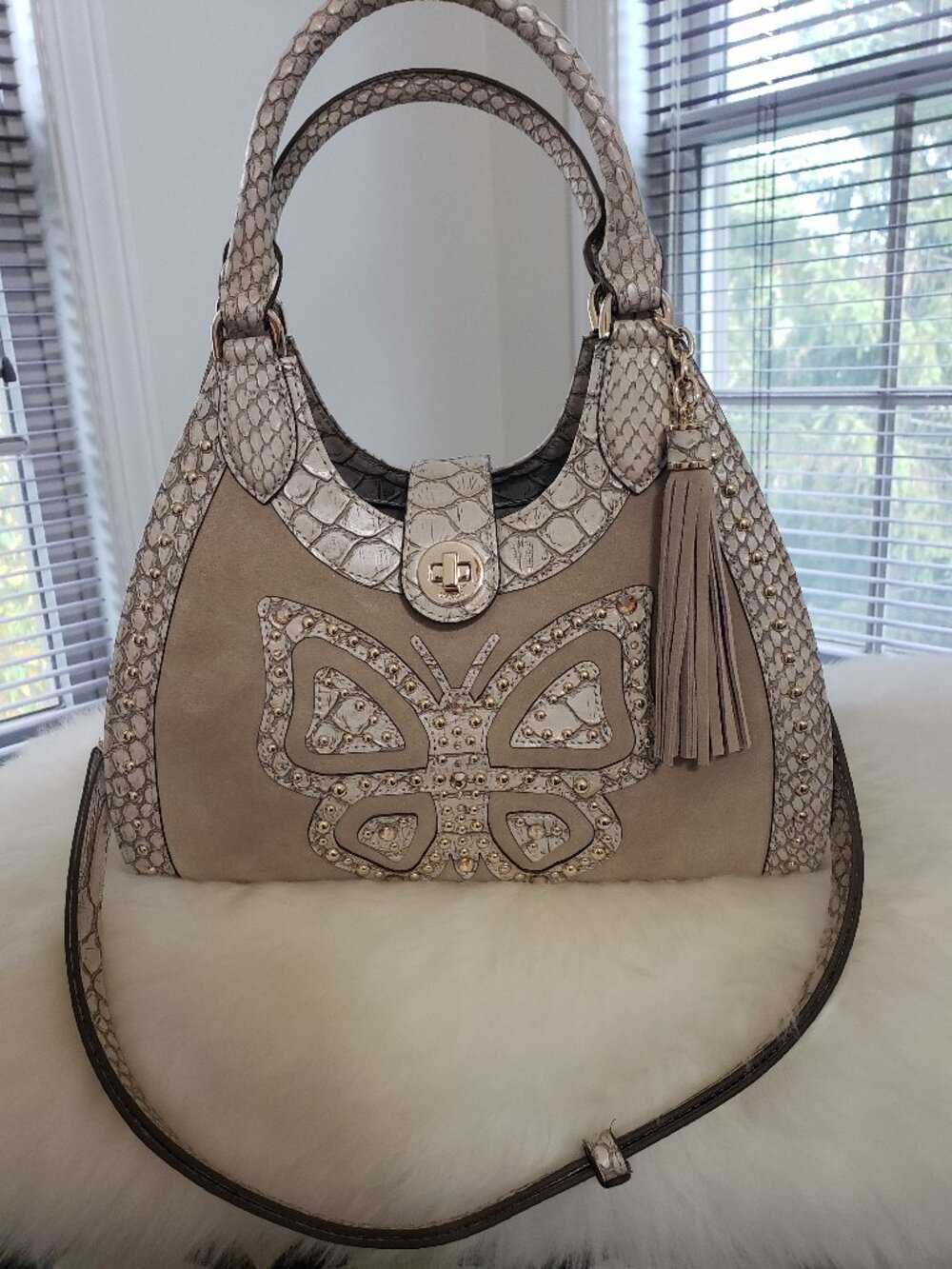Brahmin Adrian windchime color. Versatile. Beautiful.